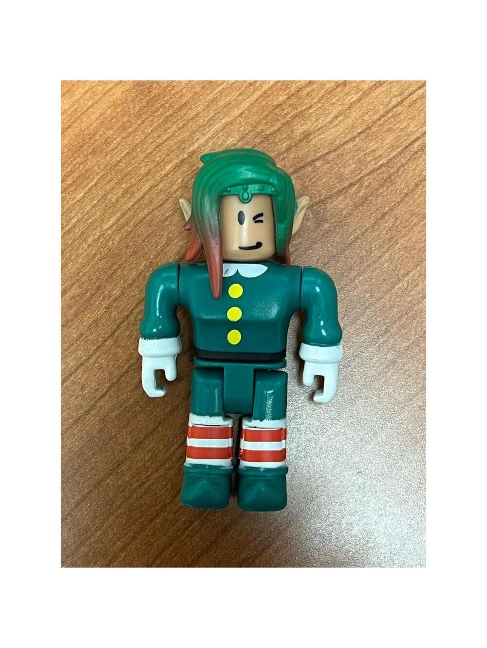 Roblox Elf Figure Green Christmas Holiday Character Toy